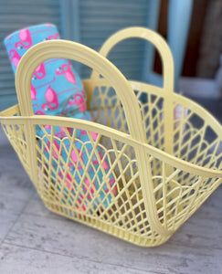 betty basket, yellow | sun jellies