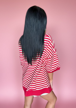 Load image into Gallery viewer, cherry on top stripe pullover