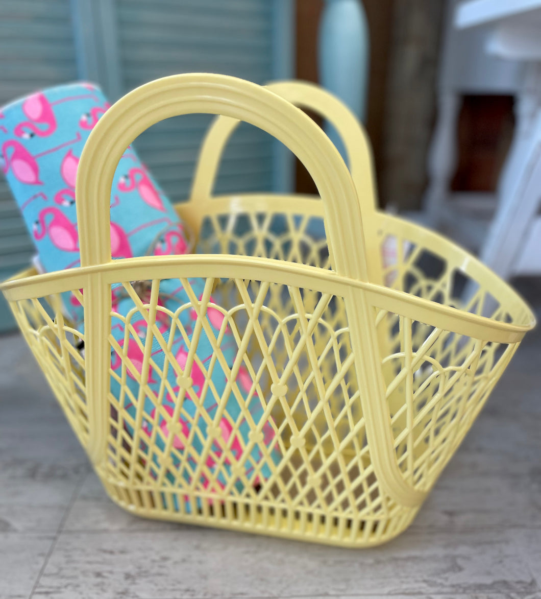 betty basket, yellow | sun jellies
