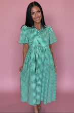 Load image into Gallery viewer, garden party gingham midi