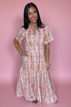 Load image into Gallery viewer, sweet magnolia plaid maxi