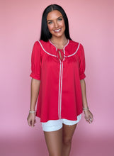 Load image into Gallery viewer, red hot summer blouse