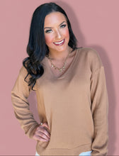Load image into Gallery viewer, layering sweater, tan