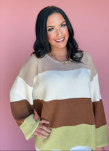 Load image into Gallery viewer, autumn stripes sweater