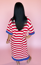 Load image into Gallery viewer, stars, stripes, and summer midi dress