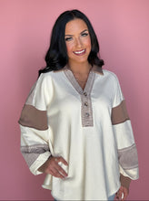 Load image into Gallery viewer, mocha latte oversized knit top