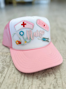 nurse trucker hat, style 3