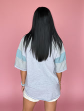 Load image into Gallery viewer, coastal ease collared top, grey