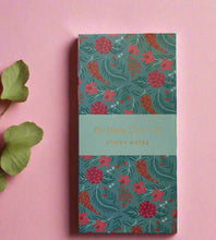 Load image into Gallery viewer, sticky note set, teal blooms | the daily grace co