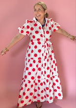 Load image into Gallery viewer, classic red polka dot maxi