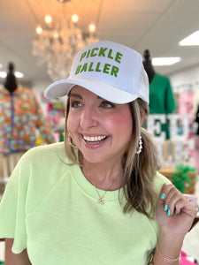 pickle baller trucker hat