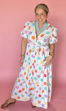 Load image into Gallery viewer, pastel polka dot maxi dress