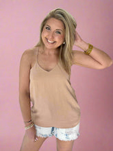 Load image into Gallery viewer, the strappy tank, tan