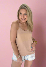 Load image into Gallery viewer, the strappy tank, tan