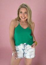 Load image into Gallery viewer, the strappy tank, kelly green