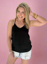 Load image into Gallery viewer, the strappy tank, black