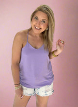 Load image into Gallery viewer, the strappy tank, lavender