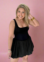 Load image into Gallery viewer, let's play bubble skort dress, black | blakeley