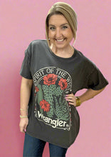 Load image into Gallery viewer, wrangler western graphic oversized tee