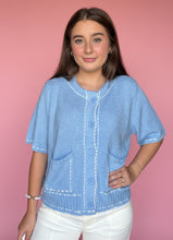 Load image into Gallery viewer, classic stitch button-down, blue