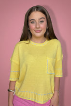 Load image into Gallery viewer, simply stitched sweater, butter yellow