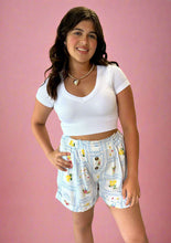 Load image into Gallery viewer, smocked citrus shorts