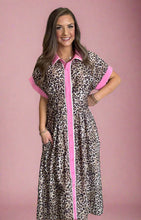 Load image into Gallery viewer, leopard + blush midi