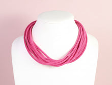 Load image into Gallery viewer, cranston cord necklace, fuchsia | caroline hill