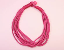Load image into Gallery viewer, cranston cord necklace, fuchsia | caroline hill