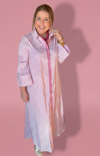 Load image into Gallery viewer, meadow stripe button-down maxi, soft pink