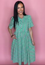 Load image into Gallery viewer, garden party gingham midi