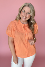 Load image into Gallery viewer, clementine collar top