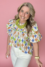 Load image into Gallery viewer, color pop ruffle top
