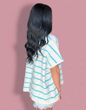 Load image into Gallery viewer, zenana striped oversized sweater, mint