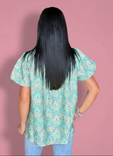 Load image into Gallery viewer, turquoise tide top