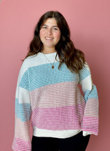 Load image into Gallery viewer, cheerful vibes oversized sweater