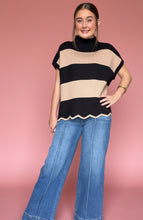Load image into Gallery viewer, the coffee date scalloped sweater