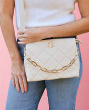 Load image into Gallery viewer, ariana crossbody cream quilted dq | caroline hill