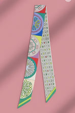 Load image into Gallery viewer, twilly skinny scarf, green