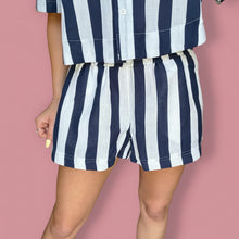 Load image into Gallery viewer, weekend getaway set, navy stripe