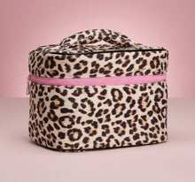 Load image into Gallery viewer, leopard cosmetic case