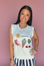 Load image into Gallery viewer, summer vibes sweater tank