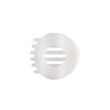 Load image into Gallery viewer, coconut white medium flat circle hair clip | teleties