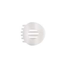 Load image into Gallery viewer, coconut white small flat circle hair clip | teleties