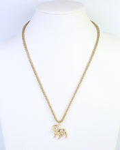 Load image into Gallery viewer, corie cord necklace, standing dog | caroline hill