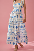 Load image into Gallery viewer, coastal tiered maxi dress | plus size