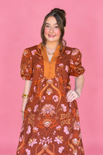 Load image into Gallery viewer, autumn heirloom midi dress

