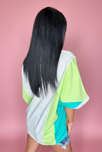 Load image into Gallery viewer, weekend energy top, neon stripe
