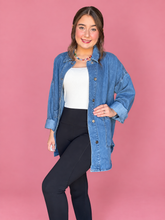 Load image into Gallery viewer, denim oversized shacket
