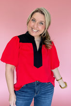 Load image into Gallery viewer, between the hedges colorblock top
